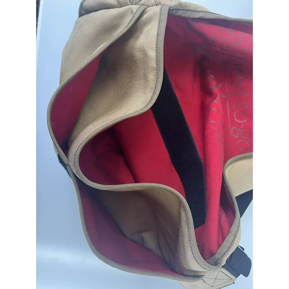 Rickshaw Bagworks Messenger Bag Laptop Canvas Tote Bag USA Adjustable Strap
